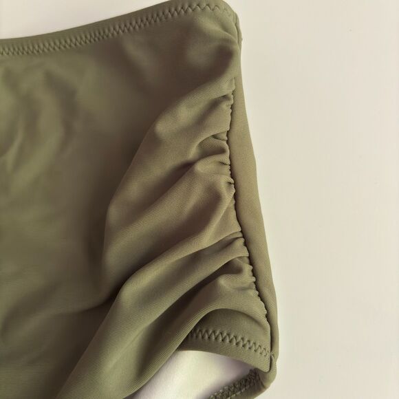 2 Piece Crisscross Strap Across Body Ruched Full Coverage Bottom Swimsuit Sm. #A - Picture 7 of 8